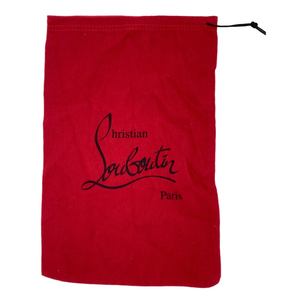 New - Christian Louboutin Red Flannel Dust Bag - 9" W x 13" H - Q…